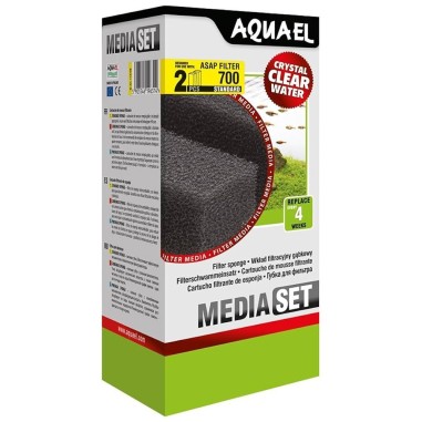 Aquael Ricambio spugna Filtrante per filtri ASAP 700 - 2pz