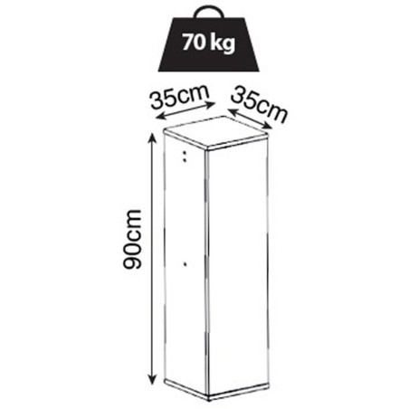 Aquael Supporto per Fish&Shrimp Duo cm35x35x90h