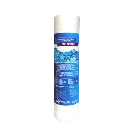 Forwater RSO995 Cartuccia Filtrante Sedimenti 0.5 mcr 10" per impianti a bicchiere