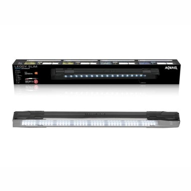Aquael Leddy Slim Marine Day&Night 36W 100-120cm colore nero - plafoniera LED 10000°K per acquari marini
