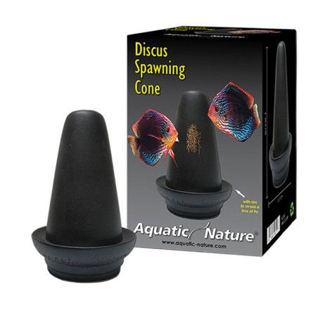Aquatic Nature Cono Professionale per Discus in Terracotta con Base Concava Misure Diametro 17x25H cm