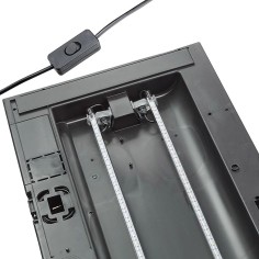 Ferplast Cayman 60 Professional LED - cm62.5x34.5x45.5h - colore nero senza supporto 2