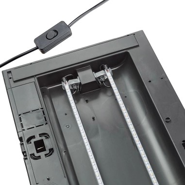 Ferplast Cayman 60 Professional LED - cm62.5x34.5x45.5h - colore nero senza supporto