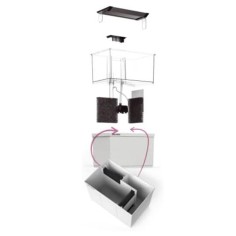 AquaMedic Armatus XS cm26,5x17x15h - mini acquario completo 2