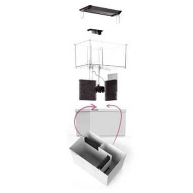 AquaMedic Armatus XS cm26,5x17x15h - mini acquario completo