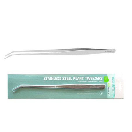 AquaArt Curved Tweezers 33cm - pinza curva in acciaio inox