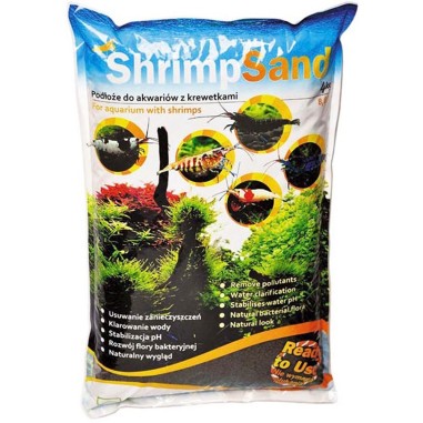 AquaArt Shrimp Sand 4kg - substrato di origine vulcanita per gamberetti