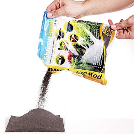 AquaArt Shrimp Sand Powder 1,8kg - substrato fine di origine vulcanita per gamberetti