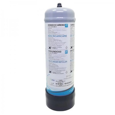 Whimar CO2 Disposable Cylinder 1,3kg - Bombola usa e getta universale con passo standard 10x1
