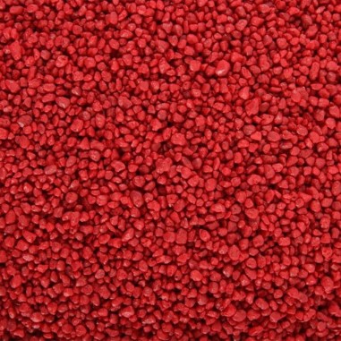 Quarzite sintetica colorata Rossa - diametro 3mm - 5kg