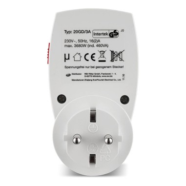 Timer Programmatore Analogico Giornaliero 24 Ore - Presa Schuko Massimo Carico 3500watt (Made in Germany)