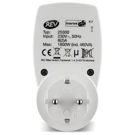 Timer Programmatore Digitale - Display Giornaliero/Settimanale - Presa Schuko Massimo Carico 1800watt (Made in Germany)