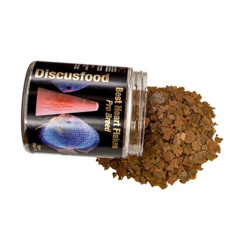 DiscusFood Best Heart Flakes Pro Breed 300ml - mangime in fiocchi per allevatori di Discus DiscusFood Best Heart Flakes Pro Breed 300ml - mangime in fiocchi per allevatori di Discus