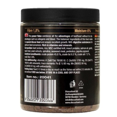 DiscusFood Best Heart Flakes Super Growth 300ml - mangime in fiocchi per la crescita dei Discus