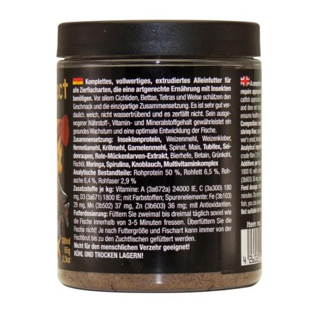 Discusfood Buffet di Insect 300ml/65gr - fioccato a base di insetti per pesci d'acqua dolce