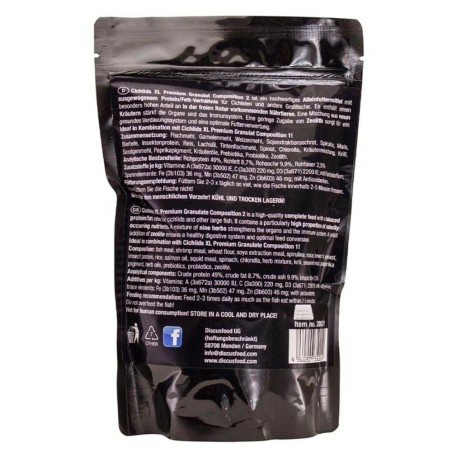 Discusfood Cichlid XL Composition 2 500gr - mangime completo per ciclidi Discusfood Cichlid XL Composition 2 500gr - mangime completo per ciclidi