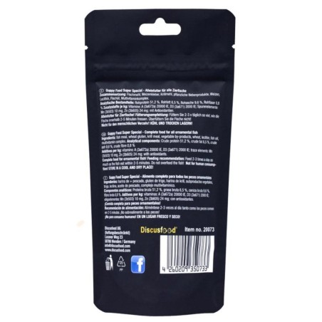 Discusfood Guppy Super Special 80gr - mangime specifico per Guppy