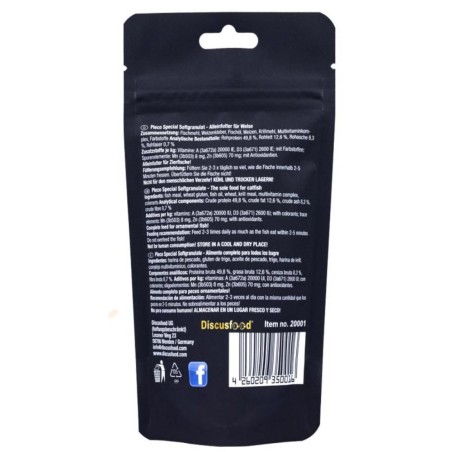 Discusfood Pleco Special Softgranulate 80gr - Alimentazione Premium per Loricaridi