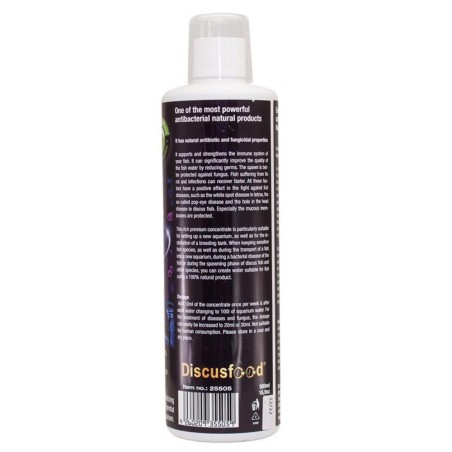 Discusfood Royal Catappa 500ml - antibatterico naturale per acqua dolce Discusfood Royal Catappa 500ml - antibatterico naturale per acqua dolce