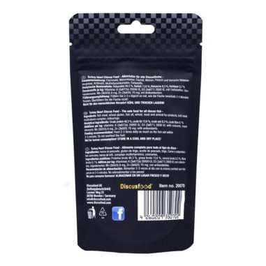 Discusfood Turkey Heart 1,5mm - Alimentazione Premium per Discus con Cuore di Tacchino - Made in Germany