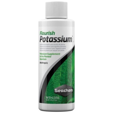 Seachem Flourish Potassium - Integratore di Potassio per Acquari d'acqua Dolce con Piante