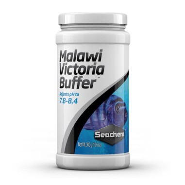 Seachem Malawi/Victoria Buffer 300gr - Stabilizzatore di Ph per Ciclidi dei Laghi Malawi/Victoria RangePH 7.8-9.2