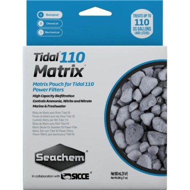 Seachem Matrix per Tidal 110 500ml - materiale biologico con calza
