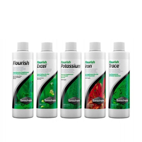 Seachem Pacchetto Base 5x - Flourish Excel Potassium Iron Trace