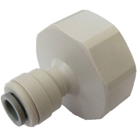 John-Guest CI320816S Terminale Diritto Tubo 1/4 x 3/4 Filetto Femmina (Attacco Lavatrice)