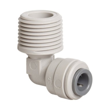 John-Guest Serie PI480821S Colore Grigio Gomito Ø Tubo 1/4" x 1/8" Filetto