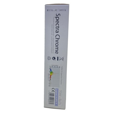 Elos Spectra HQI 70 watt Attacco RX7s - 10000 °K - Lampada ad Alogenuri Metallici