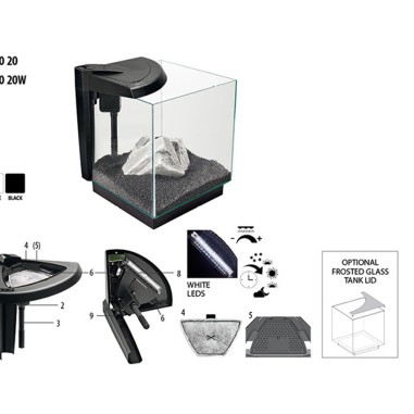 Newa More NMO30 Dolce cm30x30x30h colore Nero