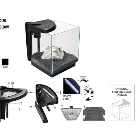 Newa More NMO30 Dolce cm30x30x30h colore Nero Newa More NMO30 Dolce cm30x30x30h colore Nero