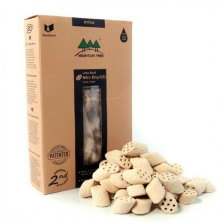 Mountain Tree Fresh Lotus Root Nitro Ring II - supporto biologico di nuova generazione per acqua dolce
