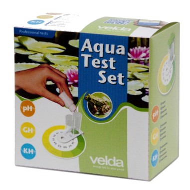 Velda Aqua Test Set - test a reagente per la misurazione di pH,GH,KH in acquari e laghetti
