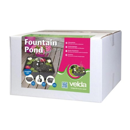 Velda Fountain Pond Square cm75x75x35 - minilaghetto decorativo con fontana Velda Fountain Pond Square cm75x75x35 - minilaghetto decorativo con fontana