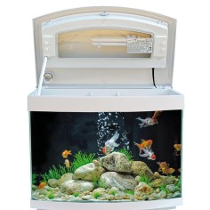 MTB Milo Vision 45R Ledline Bianco - Acquario 35L cm46x28,5x38h 2