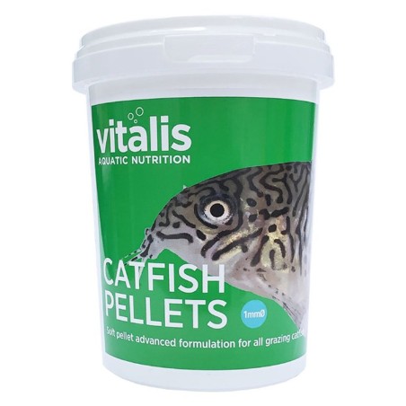 Vitalis Catfish Pellets XS 1mm - mangime in pellet per Corydoras e altri pesci brucatori