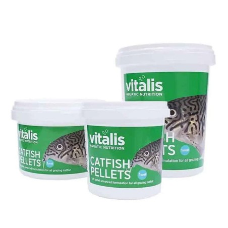 Vitalis Catfish Pellets XS 1mm - mangime in pellet per Corydoras e altri pesci brucatori Vitalis Catfish Pellets XS 1mm - mangime in pellet per Corydoras e altri pesci brucatori