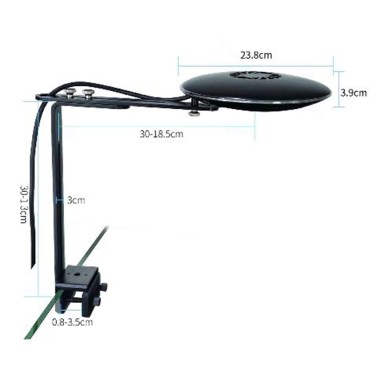 Zetlight UFO Series ZE8600M Marine - plafoniera LED 55w Wi-Fi con App per acquari marini