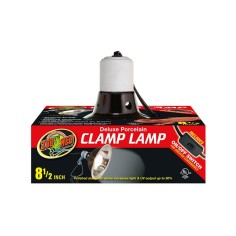 Zoomed Deluxe Porcelain Clamp Lamp - porta lampada in ceramica ad alta resistenza