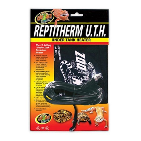 Zoomed Repti Therm UTH formato small (15x20cm) 8W per terrari da 40 a 80 litri - Tappetino riscaldatore Esterno per rettili