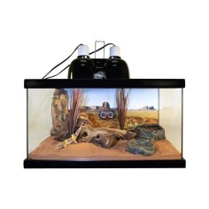 Zoomed ReptiHabitat Leopard Gecko kit - Terrarrio Completo di Accesssori Misure 51 x 25 x 30 cm 2
