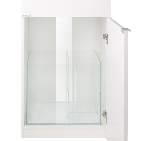 Aqpet Reef Kubic 50 marine cm50x50x50h - vasca in vetro extrachiaro con supporto e sump Aqpet Reef Kubic 50 marine cm50x50x50h - vasca in vetro extrachiaro con supporto e sump