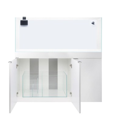 Aqpet Reef Aqua 120 Complete Marine cm120x50x50h - vasca in vetro extrachiaro con supporto e sump