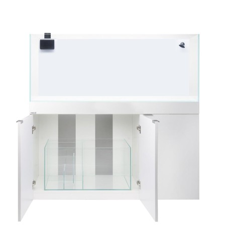 Aqpet Reef Aqua 120 Complete Marine cm120x50x50h - vasca in vetro extrachiaro con supporto e sump