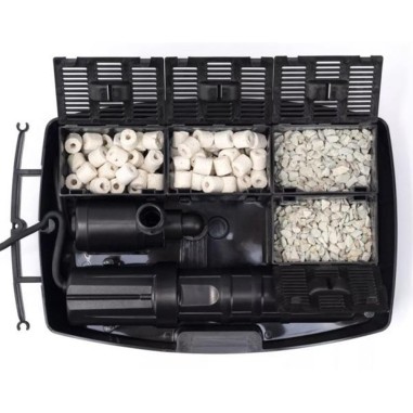 Aquael Wigry 4000 - filtro 3in1 con UV per laghetti fino a 4000 litri