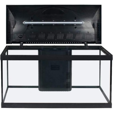 Amtra Basic LED 80 Nero - Acquario con filtro e...