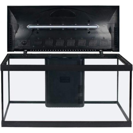 Amtra Basic LED 80 Nero - Acquario con filtro e illuminazione 85L cm80×30×47h