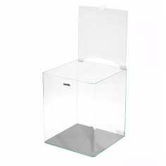 Aquael Opti Tank Rounded 20 - aquario panoramico in vetro extrachiaro 19L cm25x25x30h 2